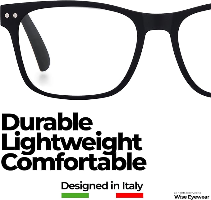 2 Pack Bulk Multi Focus 3 Power Progressive Reading Glasses - No Line Black, 3.00 x
