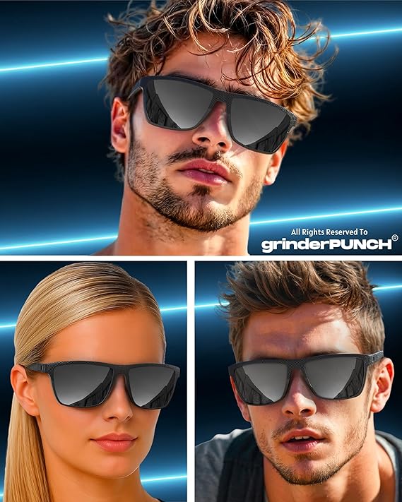 Polarized Lightweight Sunglasses for Men - 2 Pack