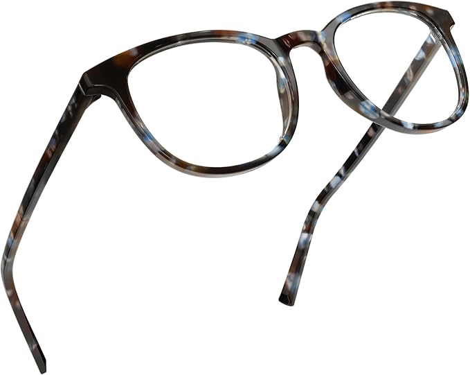 grinderPUNCH Classic Reading Glasses for Women and Men Blue Light Blocking Readers Stylish Readers with Spring Loaded Hinges