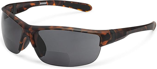 grinderPUNCH Bifocal Sunglasses Outdoor Sun Reading Glasses Sports Eye Protection Shades Wrap Around Readers