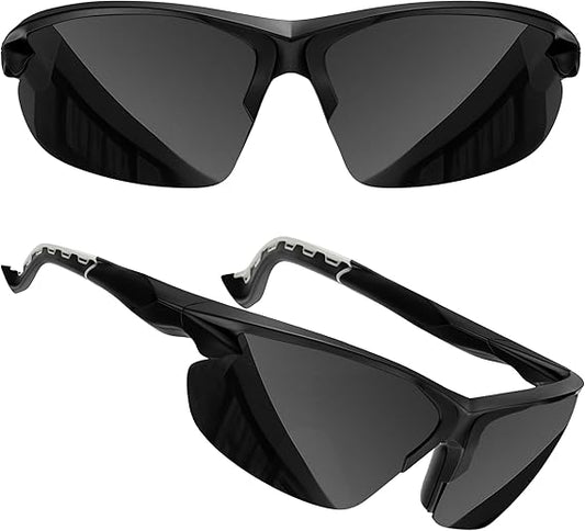 grinderPUNCH ANSI Z87 Tactical Glasses – Shooting Safety Eyewear, UV Protective, Anti-Fog, 1-Pack