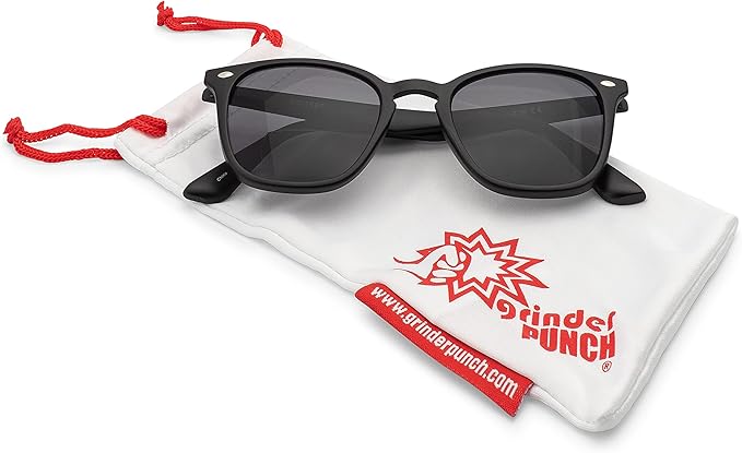 grinderPUNCH Bifocal Sunglasses Outdoor Sun Reading Glasses Sports Eye Protection Shades Wrap Around Readers