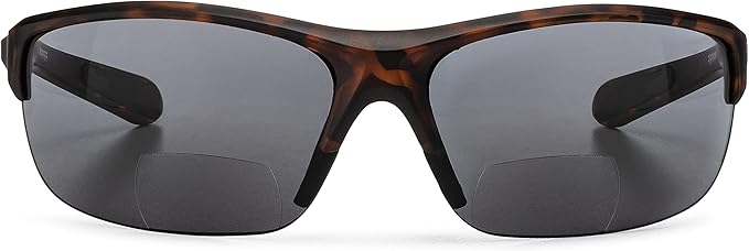 grinderPUNCH Bifocal Sunglasses Outdoor Sun Reading Glasses Sports Eye Protection Shades Wrap Around Readers