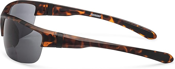 grinderPUNCH Bifocal Sunglasses Outdoor Sun Reading Glasses Sports Eye Protection Shades Wrap Around Readers