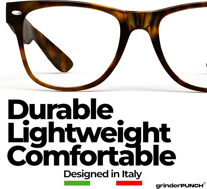 grinderPUNCH High Magnification Power Readers Reading Glasses 1.00-6.00