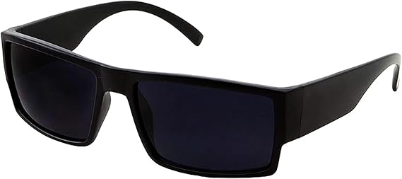Men's Black Super Dark Lens Gangster Sunglasses Cholo Glasses