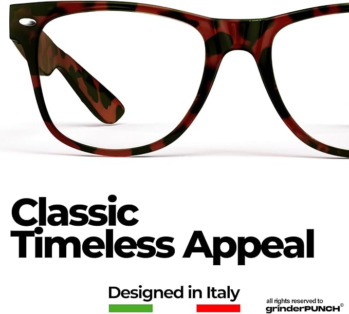 High Magnification Power Readers Reading Glasses Tortoise, 1.00 x