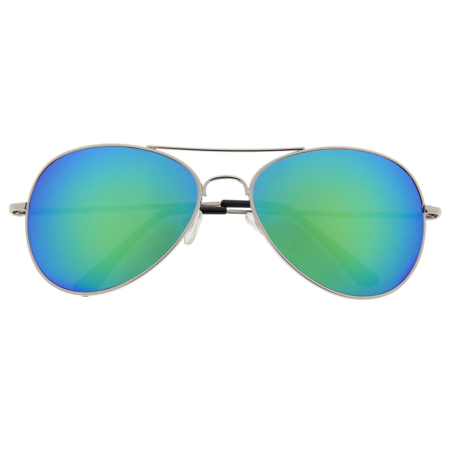 grinderPUNCH Aviator Sunglasses with Flat Mirrored Lens