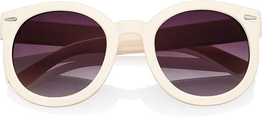 grinderPUNCH Oversized Sunglasses For Women Round Circle Oversized Mod Fashion