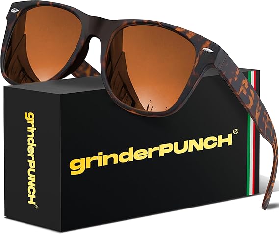 Polarized Sunglasses for Men and Women with UV400 Protection (Polarized Brown Lens)