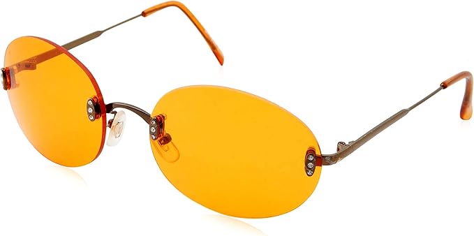 Hipster Retro Round Lightweight Rimless Plastic Frame Assorted Candy Colored Sunglasses for Women