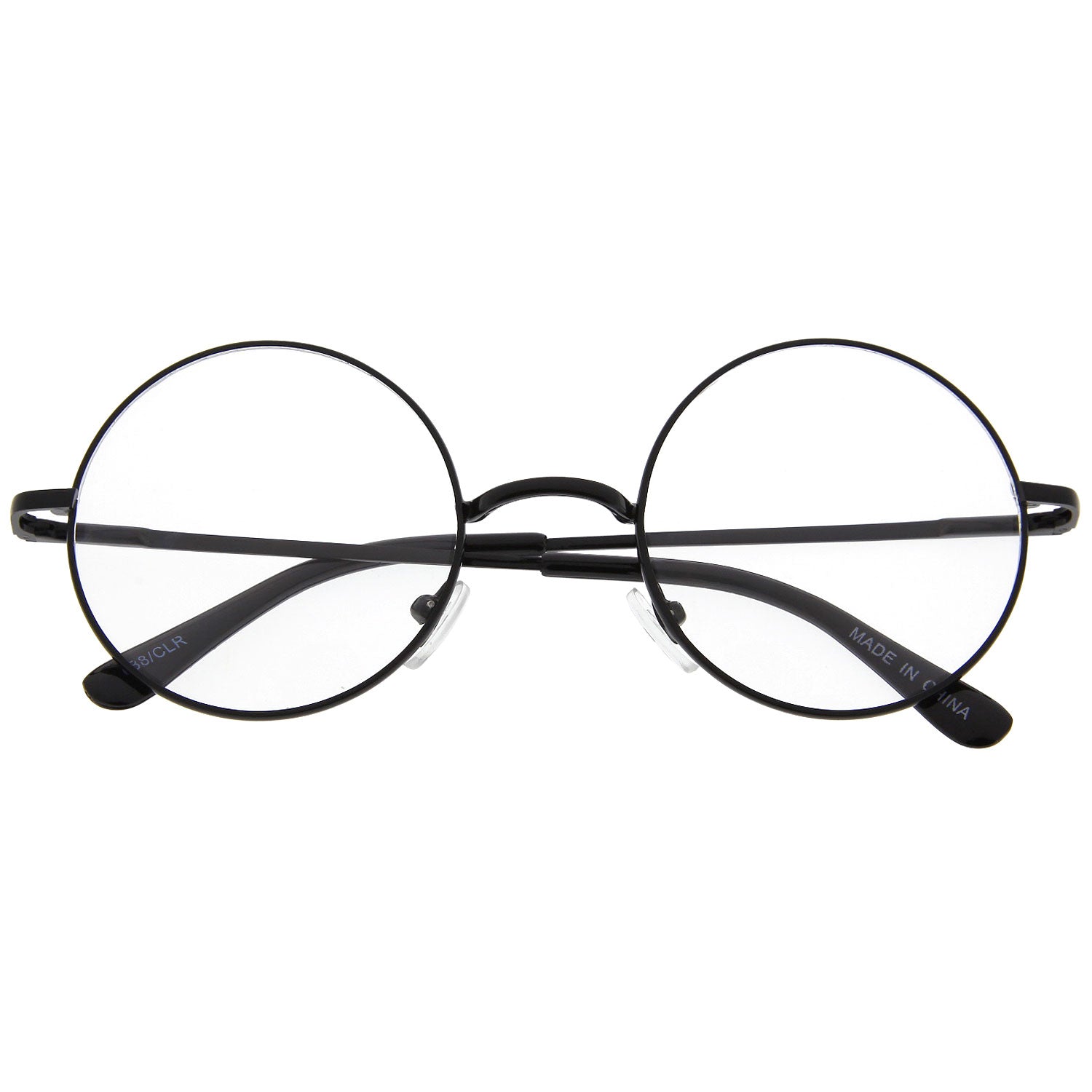 grinderPUNCH John Lennon Inspired Round Clear Lens Glasses Hippy Sungl