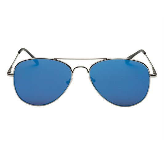 Betsy - Silver Rim Blue Lens