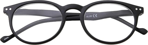 Wise Eyewear High Magnification Power Strong Reading Glasses Readers +4.00 to +6.00 - grinderPUNCH