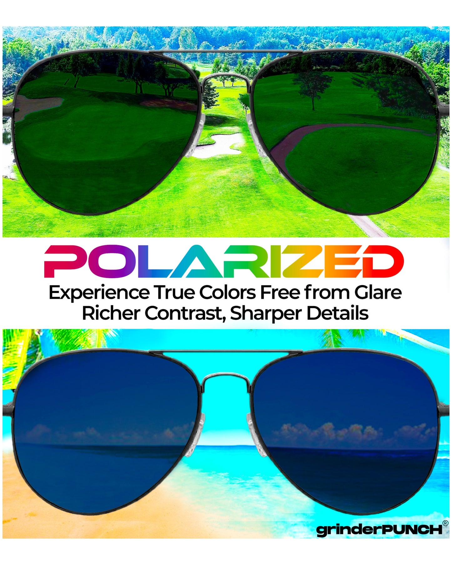 Big XL Wide Frame Extra Large Aviator Sunglasses (Gold - Gradient Lens)
