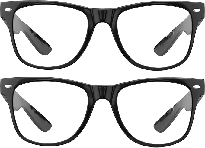 grinderPUNCH 2 Pack High Magnification Reading Glasses Strong Power Readers -1.00-6.00