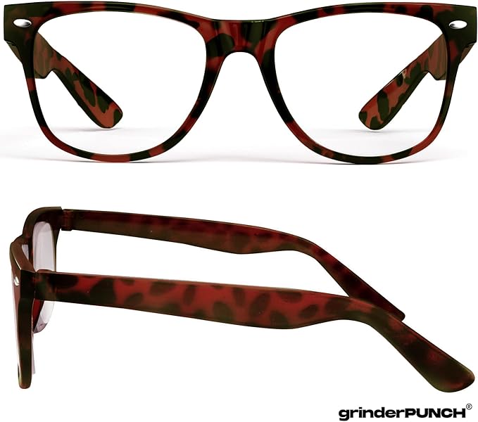 grinderPUNCH High Magnification Power Readers Reading Glasses 1.00-6.00
