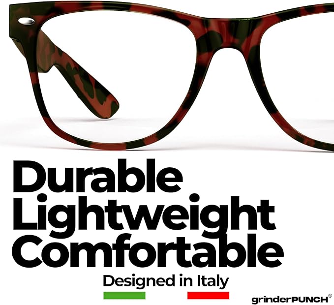 grinderPUNCH High Magnification Power Readers Reading Glasses 1.00-6.00