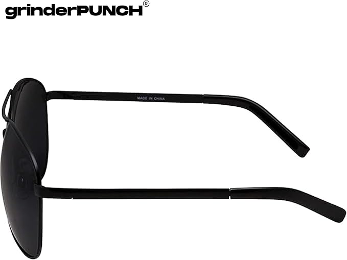 Big XL Wide Frame Extra Large Aviator Sunglasses (Balck)
