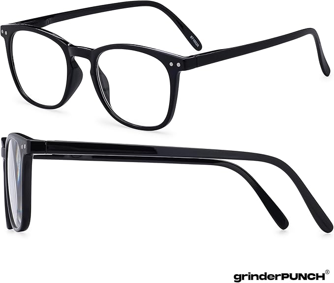 grinderPUNCH High Magnification Strong Power Readers Reading Glasses | Available in +4.00 +4.50 +5.00 +6.00 |