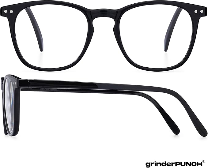 grinderPUNCH High Magnification Strong Power Readers Reading Glasses | Available in +4.00 +4.50 +5.00 +6.00 |