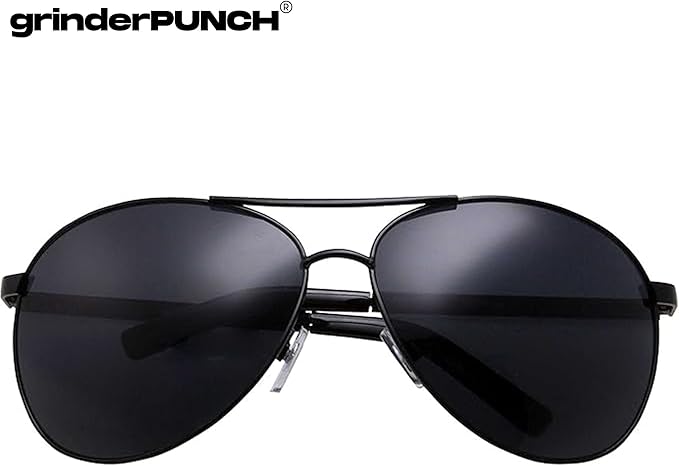 Big XL Wide Frame Extra Large Aviator Sunglasses (Balck)