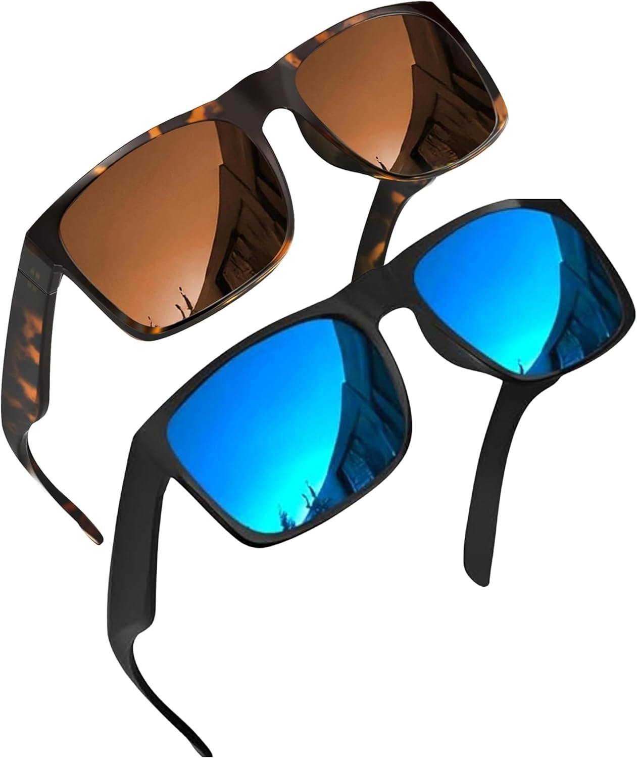 grinderPUNCH Mens Oversized Sunglasses XL Big Head Fit Extra Wide Frame Sunglasses for Men Big Heads XXL Large Wide Shades