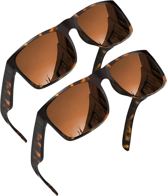 grinderPUNCH Mens Oversized Sunglasses XL Big Head Fit Extra Wide Frame Sunglasses for Men Big Heads XXL Large Wide Shades