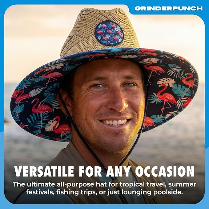 Straw Hat for Women and Men American Flag USA Patriotic Straw Hat for Women Men Straw Beach Hat for Men