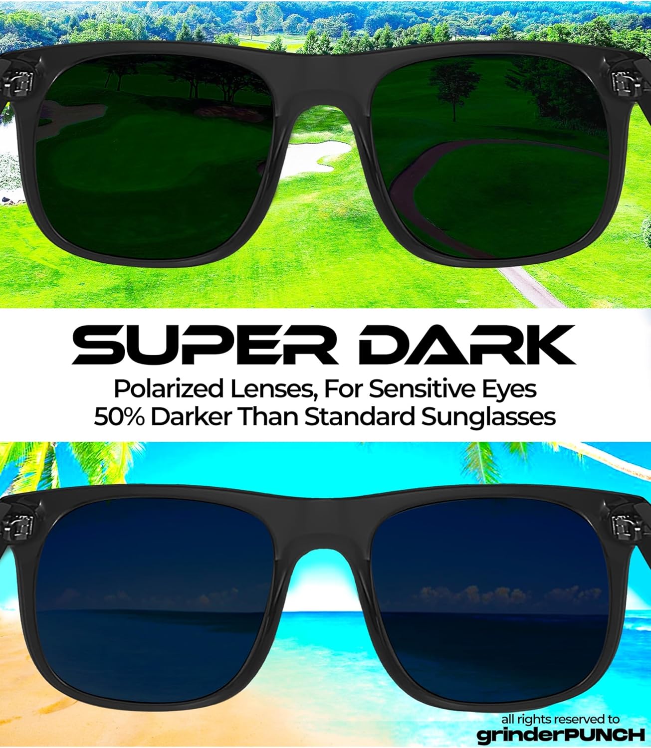 XL Polarized Oversized Sunglasses | Lightweight Men's Big Wide Head UV Protection for Sports, Driving, Fishing | Large Face Fit (Matte)