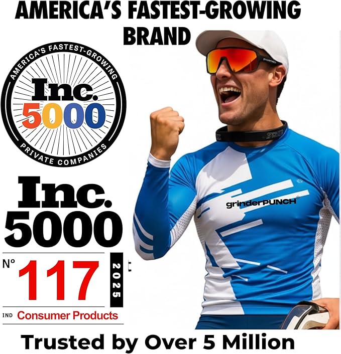 grinderPUNCH XL Baseball Pickleball Running Hiking & Cycling Polarized Sport Sunglasses for Men & Women with UV Protection (2 Pack)