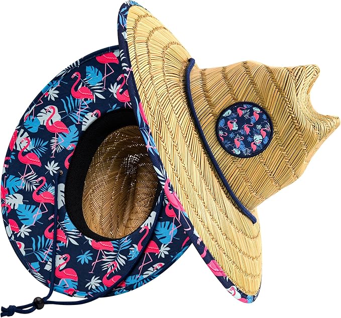 Straw Hat for Women and Men American Flag USA Patriotic Straw Hat for Women Men Straw Beach Hat for Men