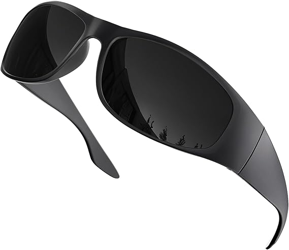 Super Dark Polarized Black Sunglasses Matte Frame/Superdark Lens