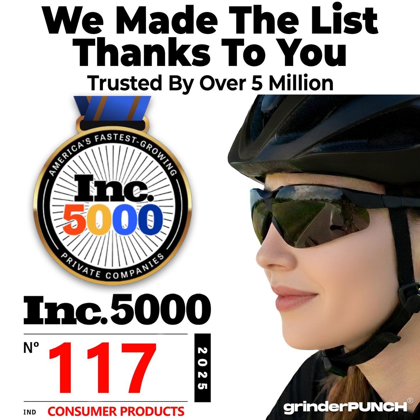 grinderPUNCH Bifocal Safety Sunglasses Sun Reading Glasses ANSI Z87 Impact Resistant Magnifier Sun Readers for Work Men Women