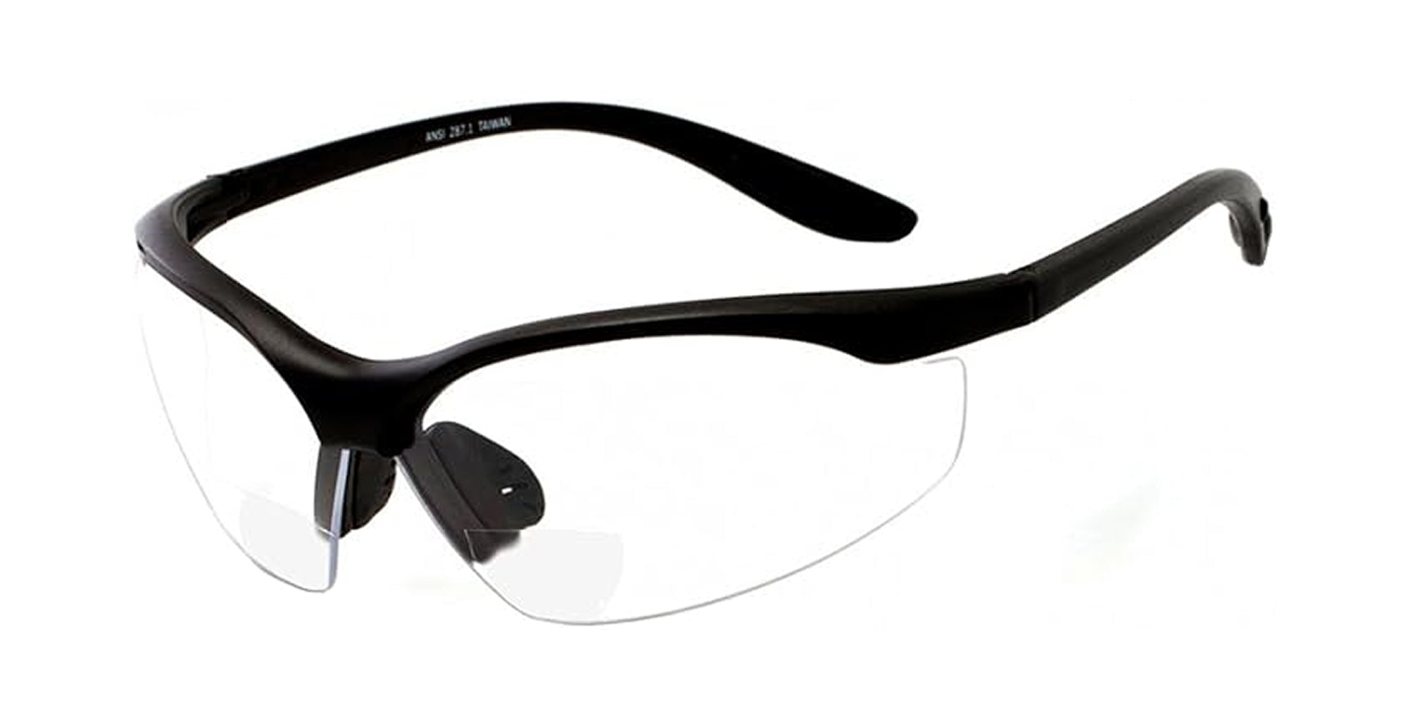 grinderPUNCH Bifocal Safety Glasses Readers ANSI Z87 Impact Resistant Bifocal Diopter Magnifying Reading Glasses +1.5