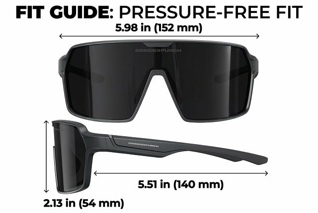 polarized-sport-sunglasses-lightweight-for-snow-hiking-black Prescription Eyewear Fit Guide