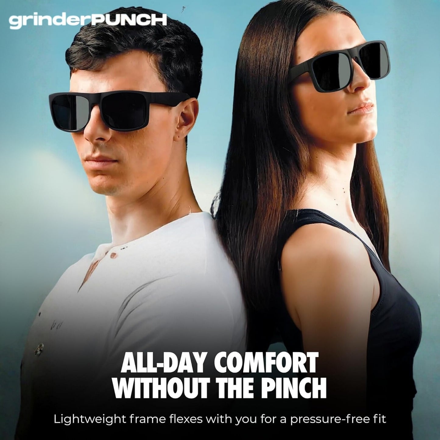 XL Polarized Oversized Sunglasses | Lightweight Men's Big Wide Head UV Protection for Sports, Driving, Fishing | Large Face Fit (Matte)