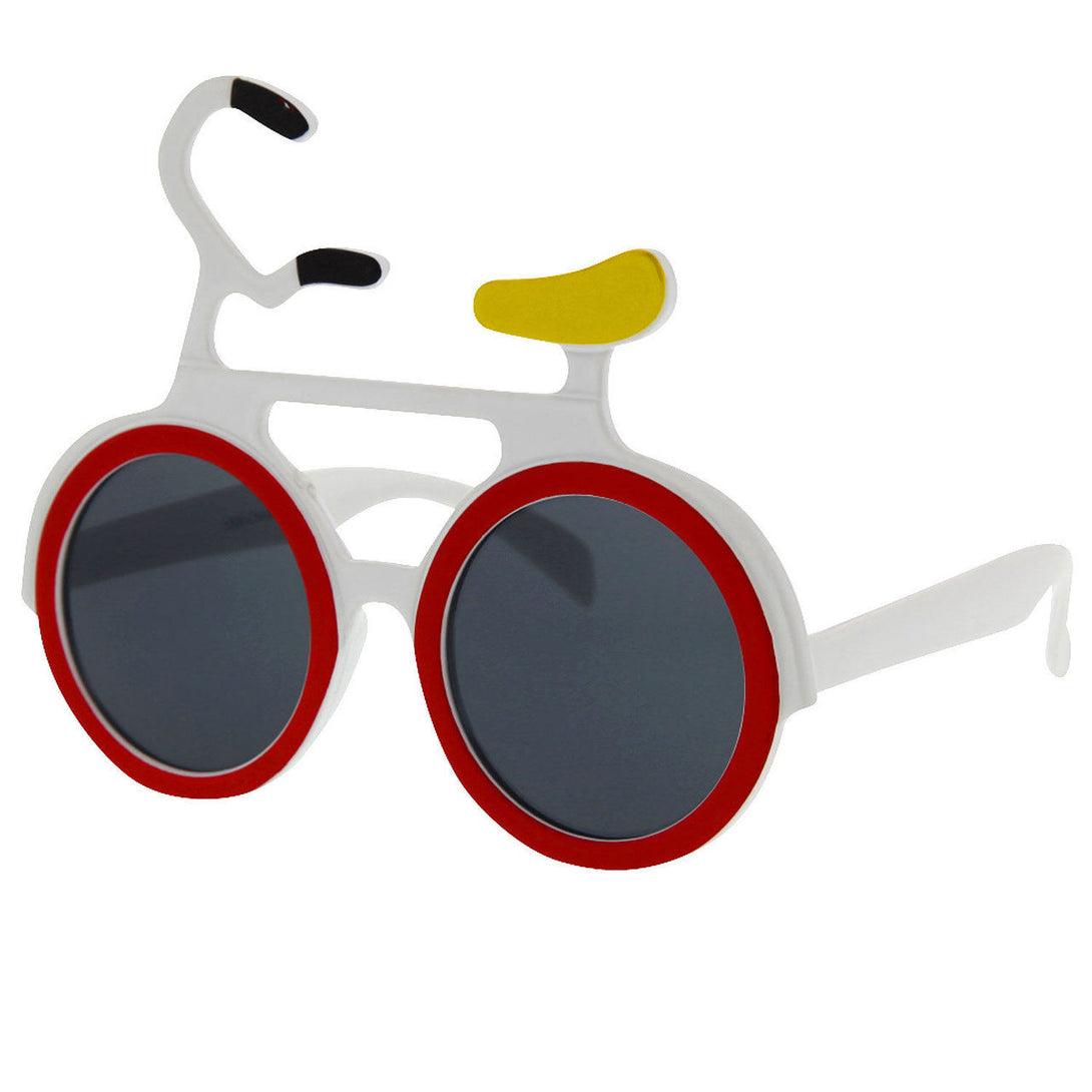 Bicycle Shaped Party Novelty Costume Sunglasses - grinderPUNCH