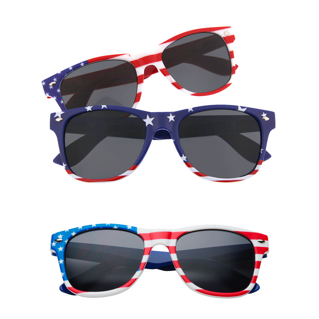 That's A Good Lincoln Family American Flag Sunglasses Bundle - grinderPUNCH