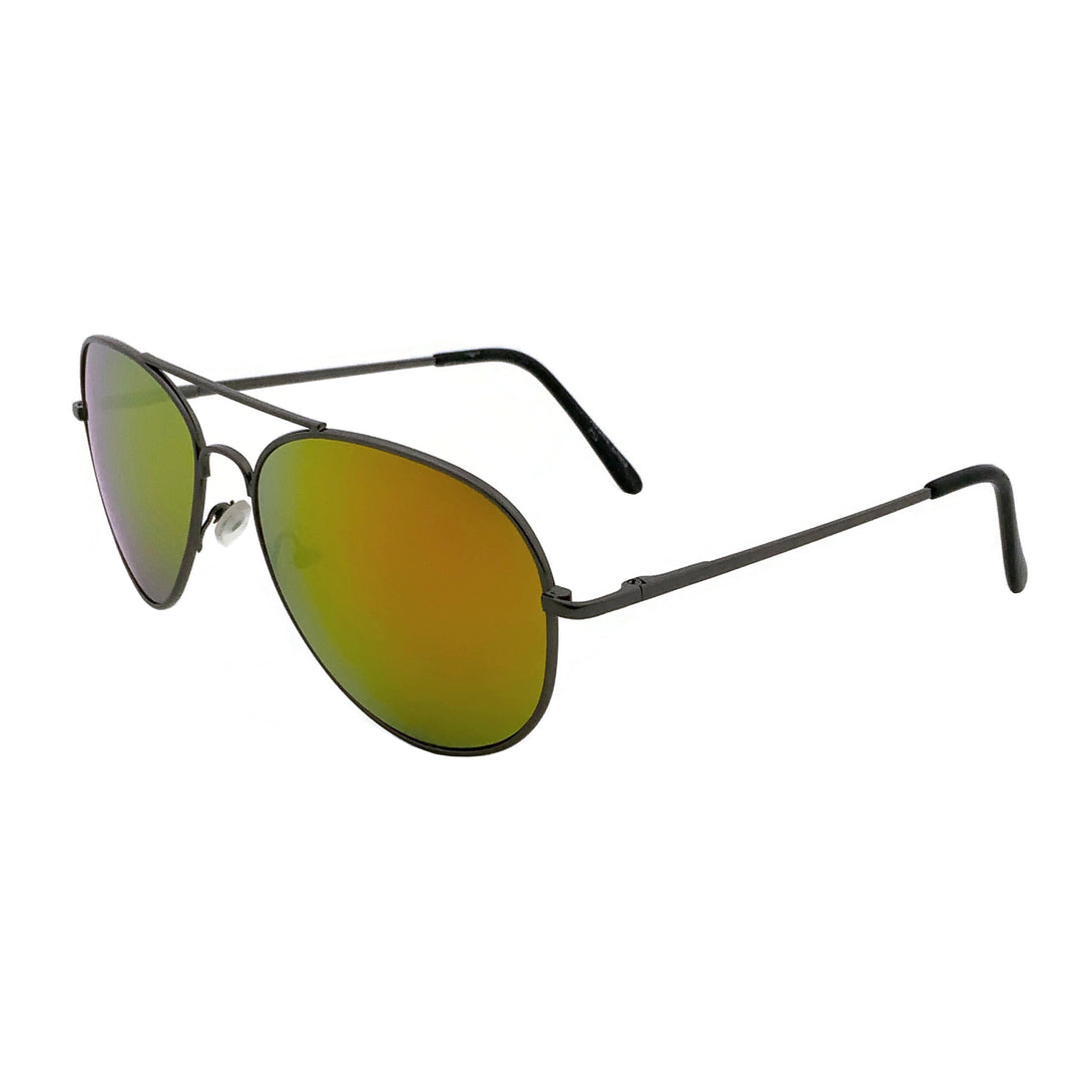 Daya - Gunmetal | Green-Orange