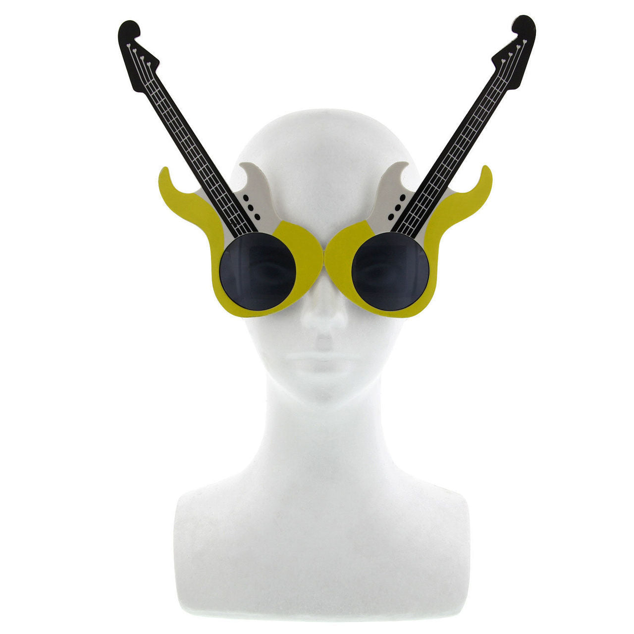 grinderPUNCH Rock and Roll Star Electric Guitar Music Sunglasses Shades Costume Novelty Party