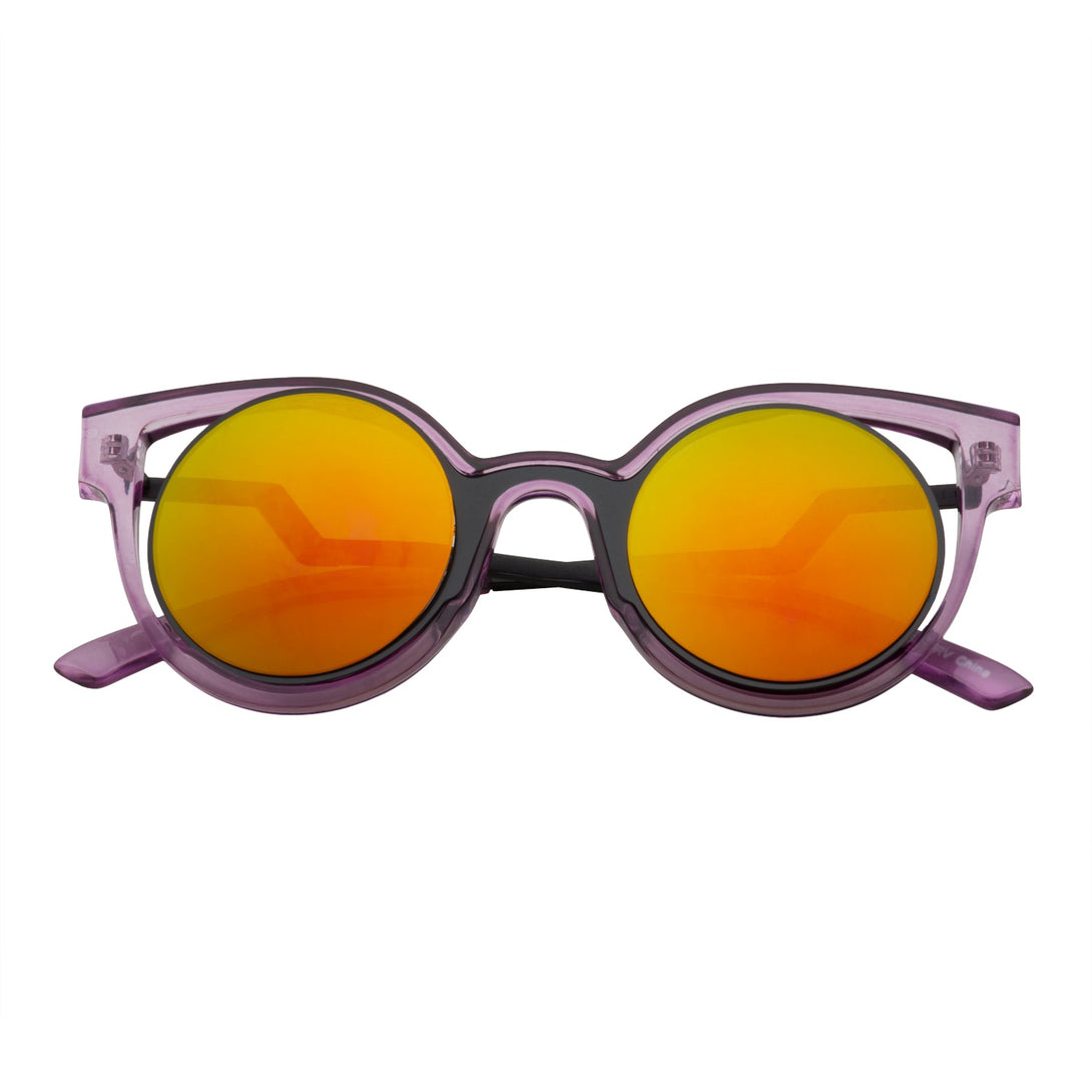 Sonia - Purple / Black / Orange Sunburst