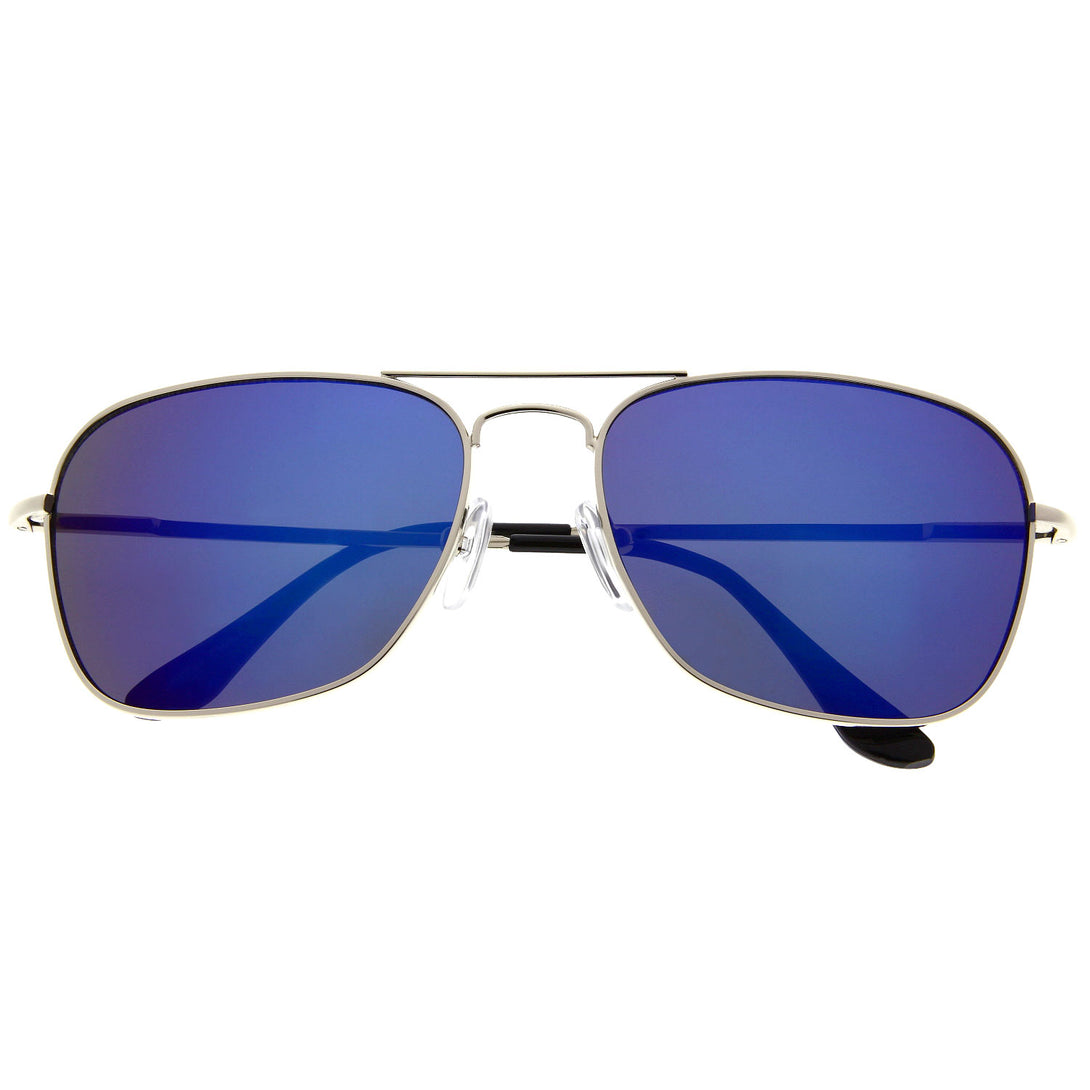 Rectangular Driving Mirror Lens Sunglasses - grinderPUNCH