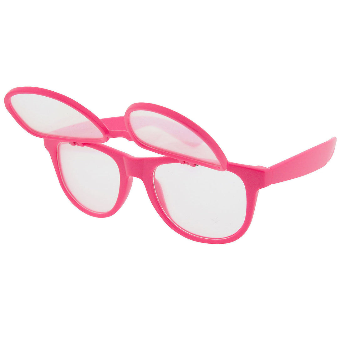 Prism Diffraction Flip Up Fireworks Glasses - grinderPUNCH