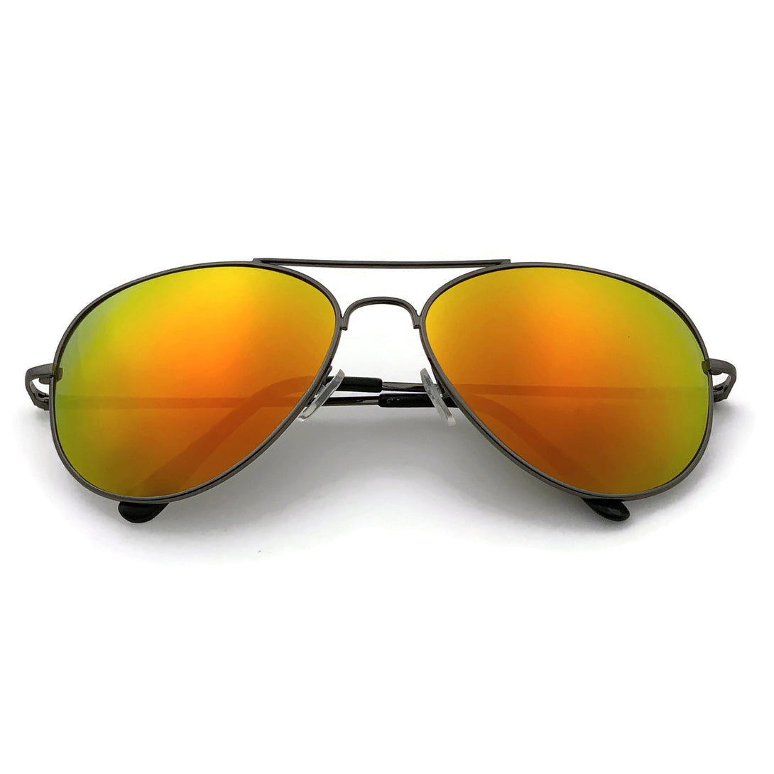 Daya - Gunmetal | Green-Orange