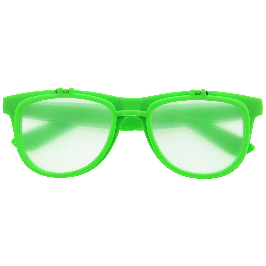 Prism Diffraction Flip Up Fireworks Glasses - grinderPUNCH