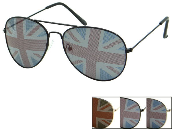 grinderPUNCH BRITISH ENGLAND UK Flag Sunglasses United Kingdom Glasses
