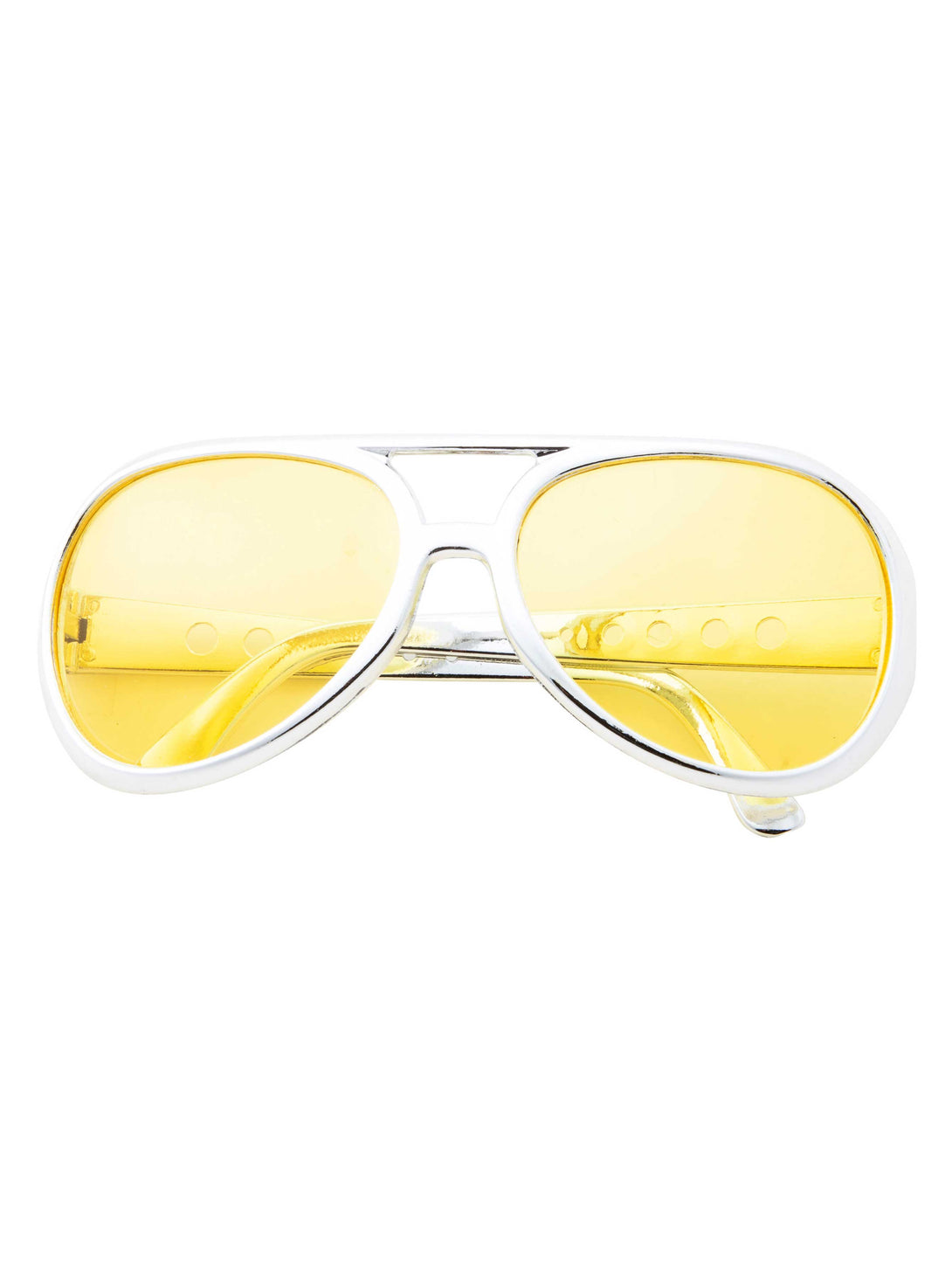 Large Retro King Of Rock And Roll Elvis Aviator Sunglasses - grinderPUNCH
