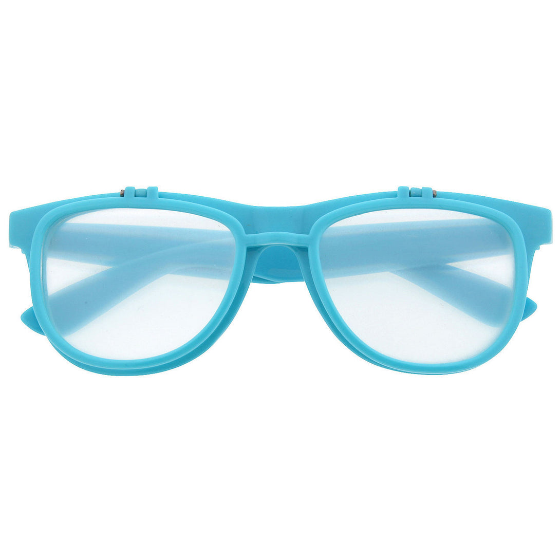 Prism Diffraction Flip Up Fireworks Glasses - grinderPUNCH