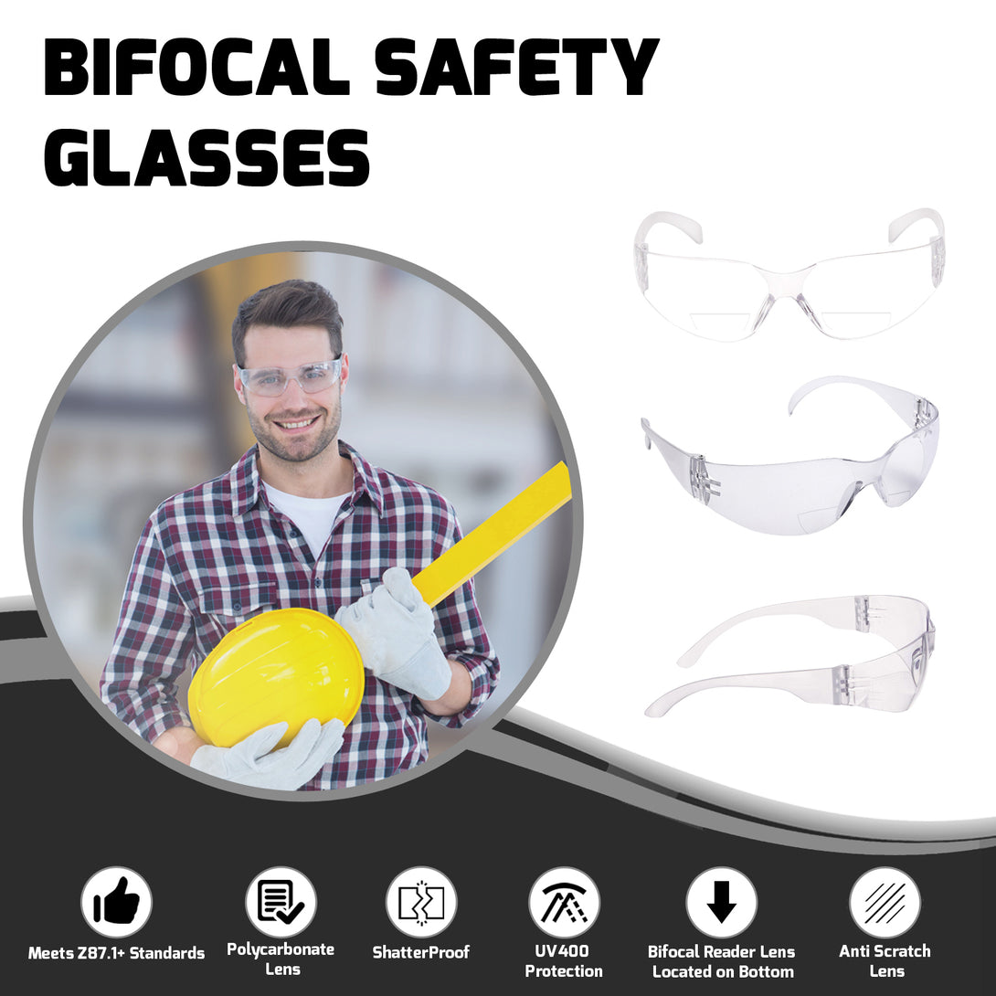 Bifocal Protective Safety Glasses - grinderPUNCH
